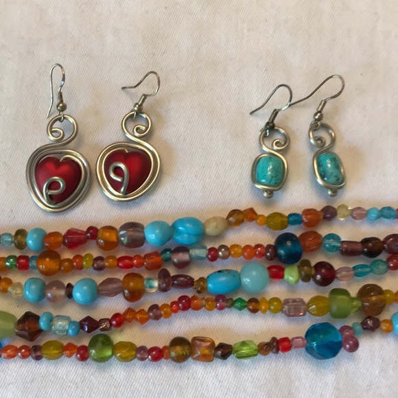 Necklace and Custom Earrings Set - Picture 2 of 7